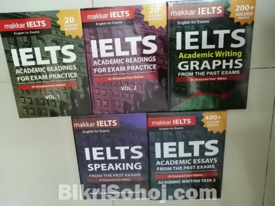 Makkar IELTS academic 5 copy books